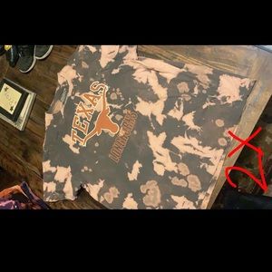 Texas Longhorns custom acid washed T-shirt.